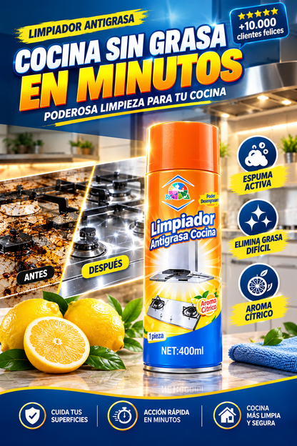 B -  ESPUMA ANTI GRASA NARANJA